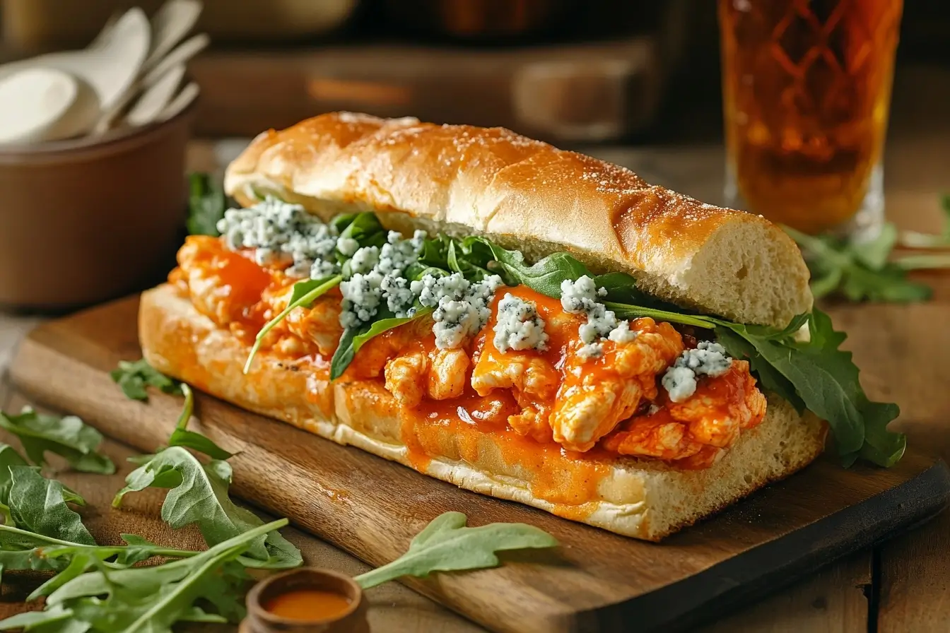 Buffalo Chicken Parmesan Sandwich Twist