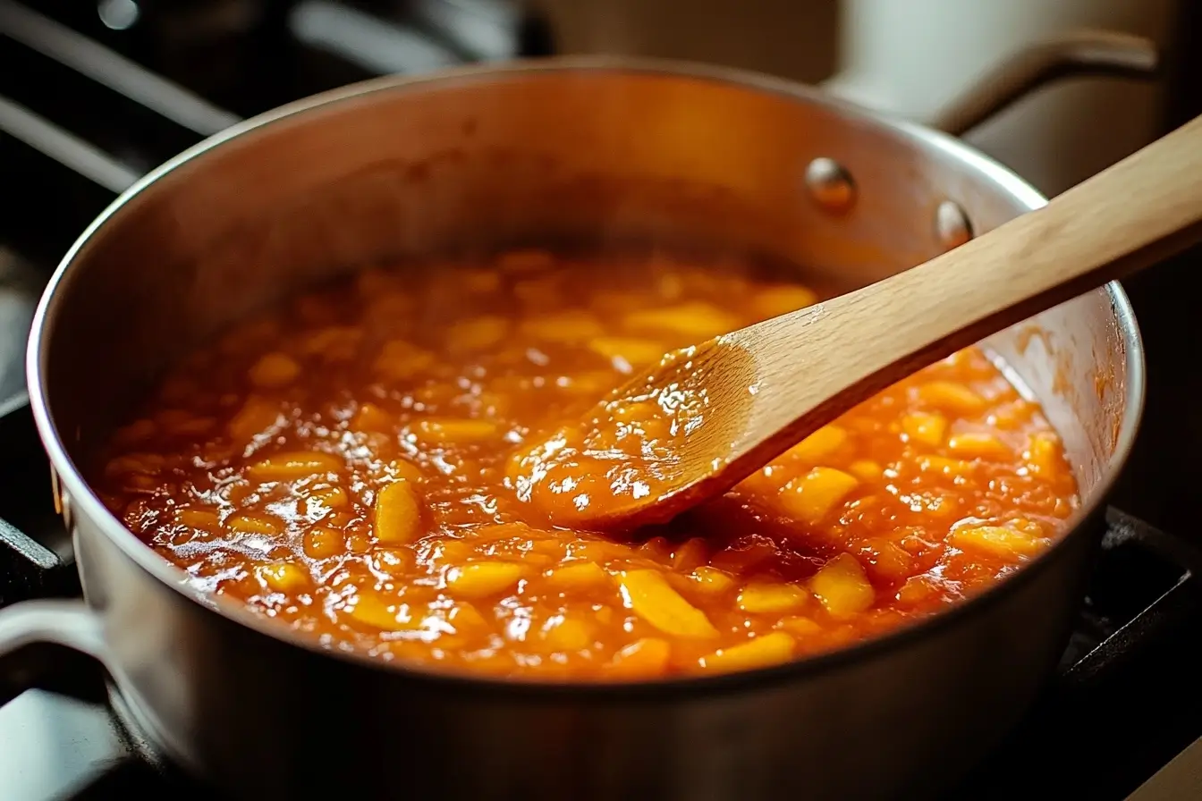 Cooking Peach Jam Step By Step