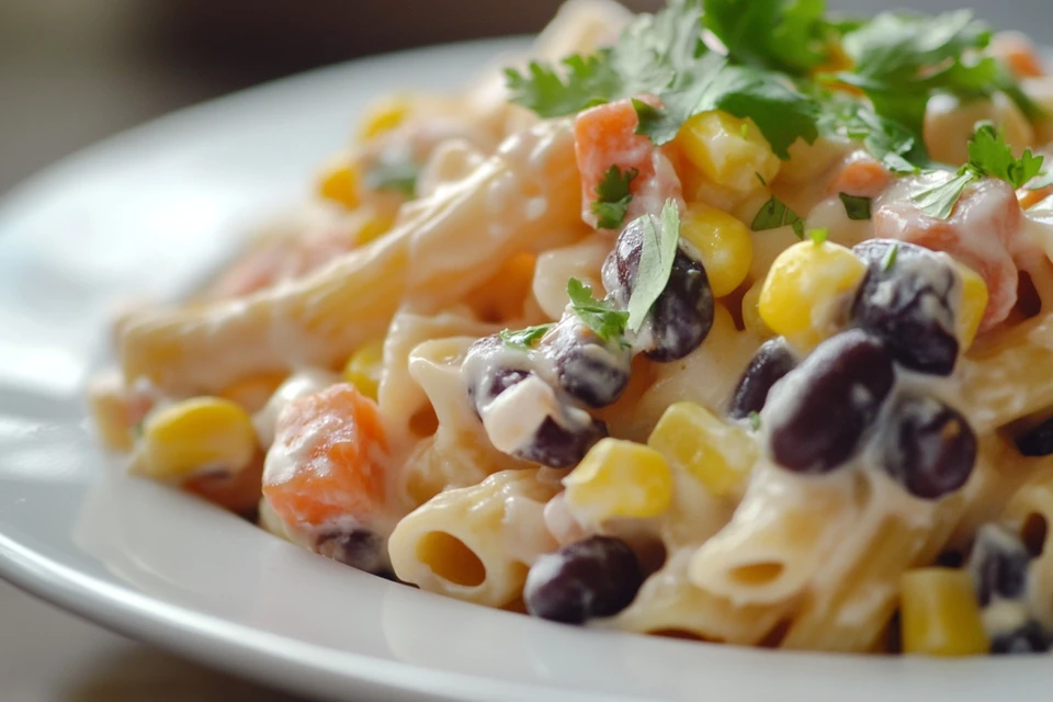 Cowboy Pasta Salad Ready To Enjoy