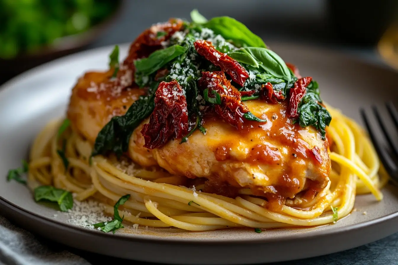 Creative Twist On Crockpot Garlic Parmesan Chicken Pasta