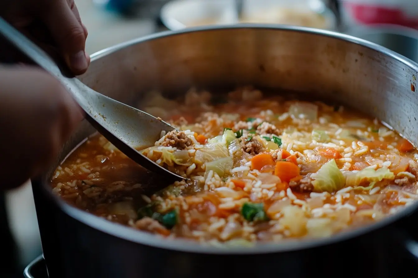 How To Make Cabbage Roll Soup