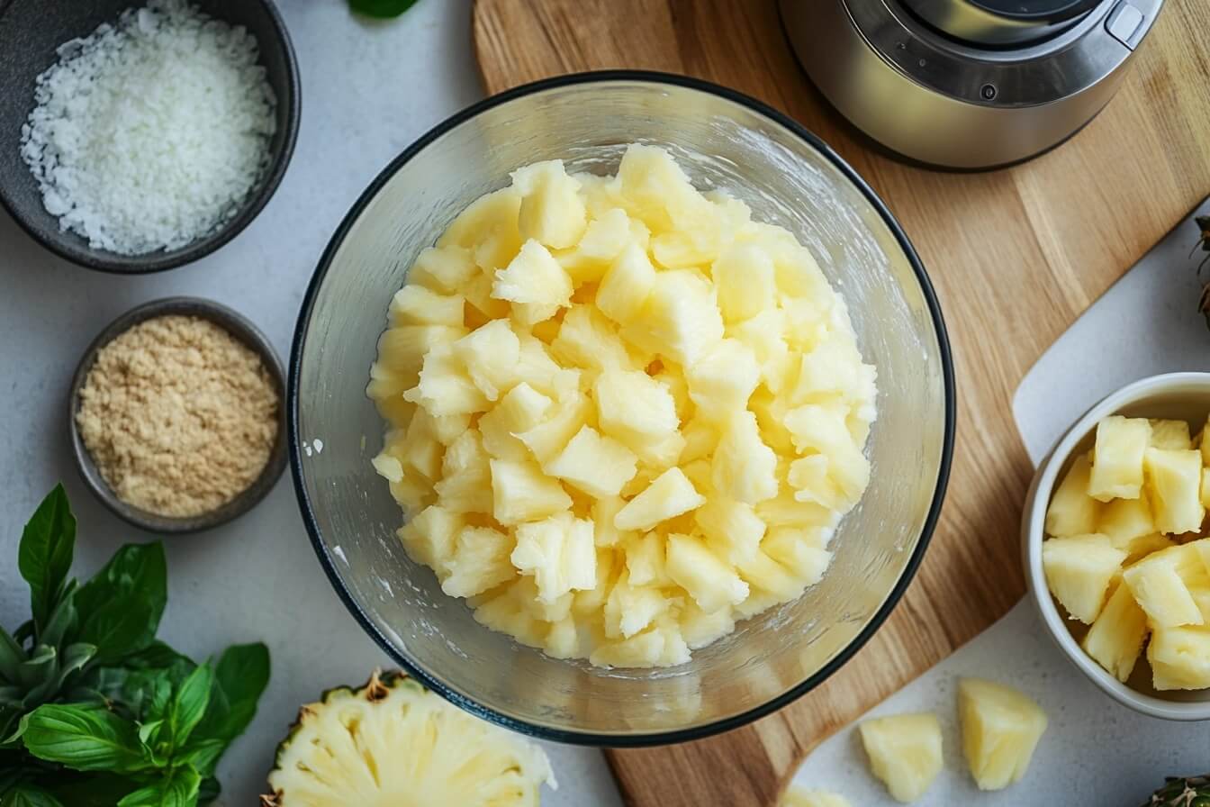Making Pineapple Whip At Home