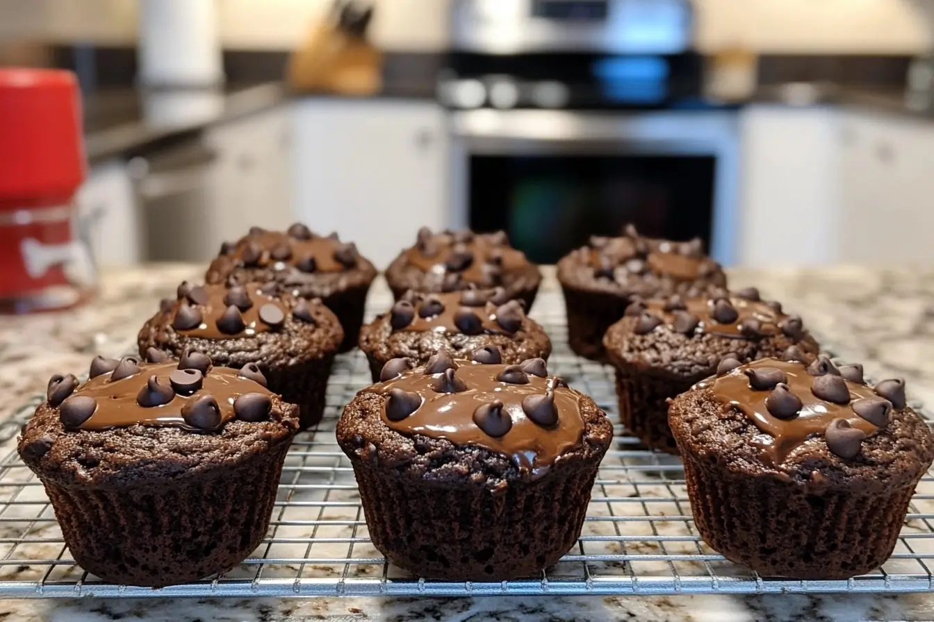 Mini Chocolate Banana Muffins