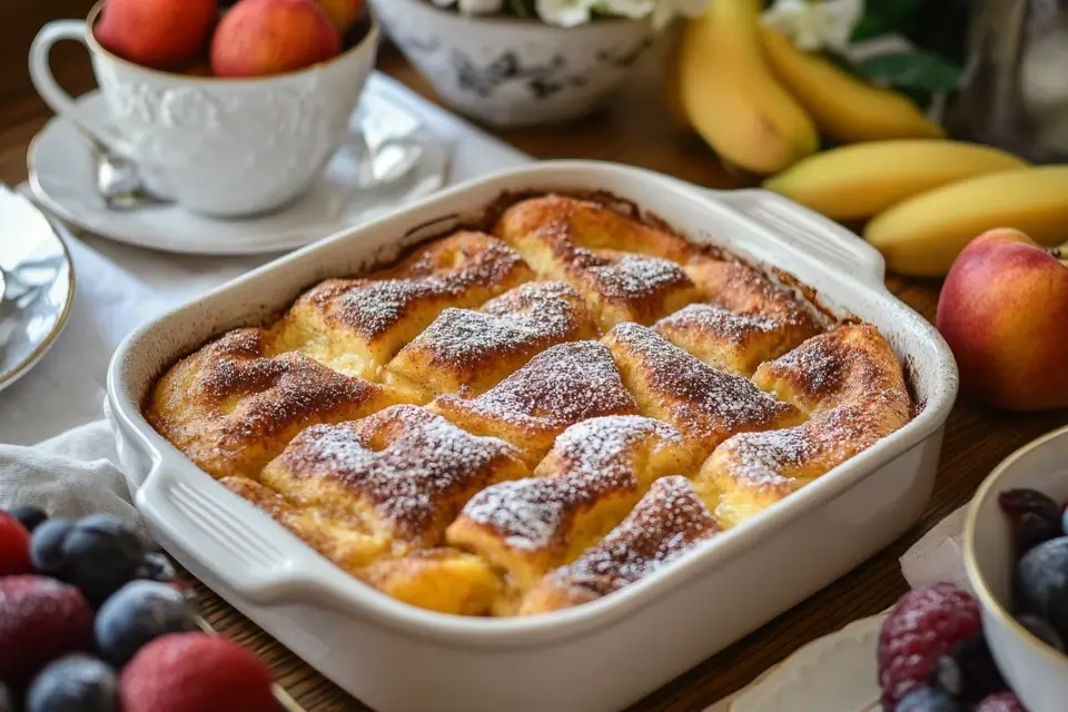 Overnight Sourdough French Toast Casserole