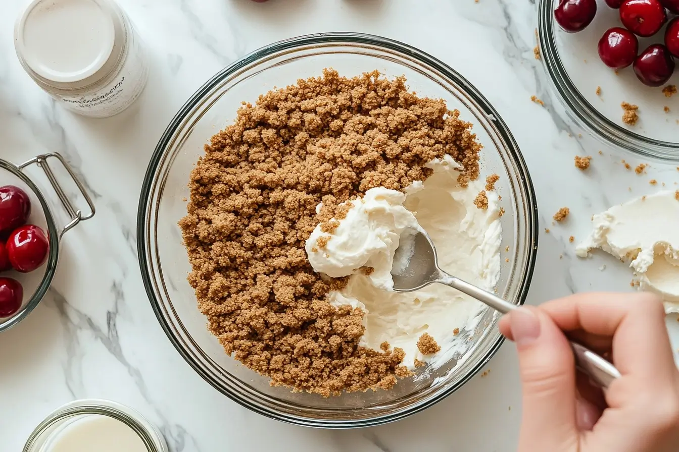 Preparing The Graham Cracker Crust