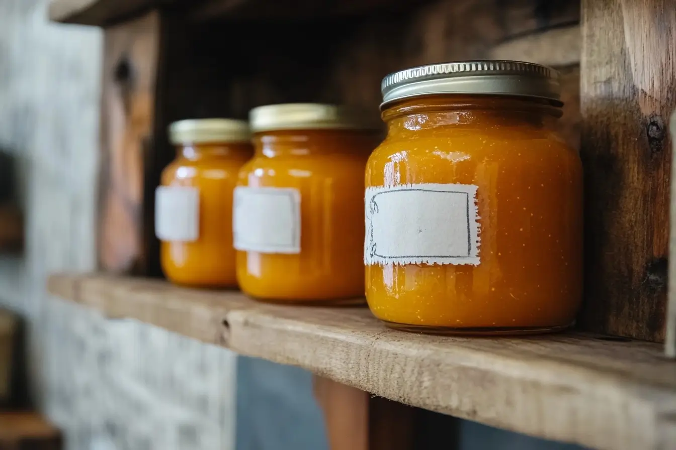 Properly Canned Peach Jam