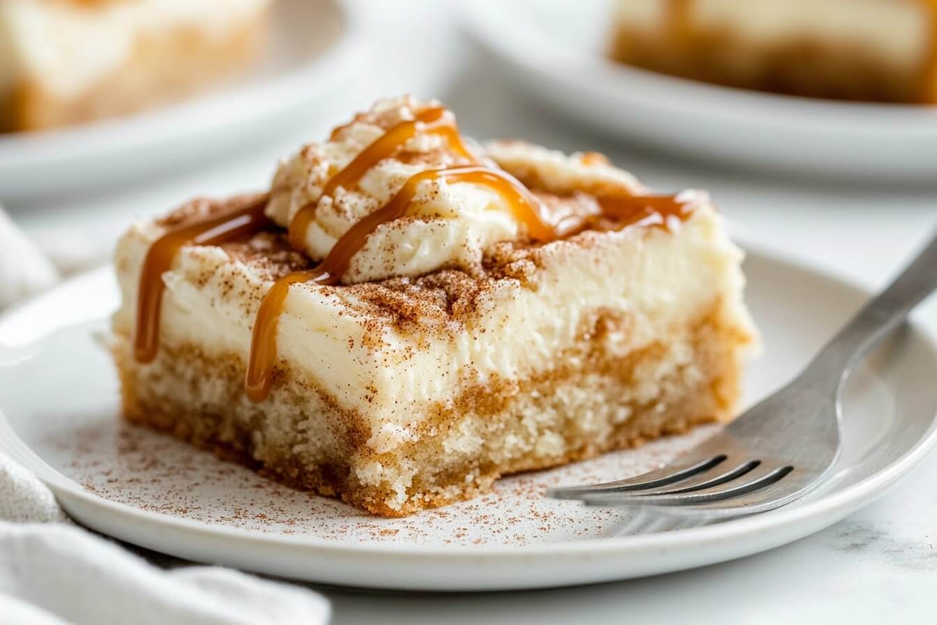 Snickerdoodle Bar With Cream Cheese Frosting