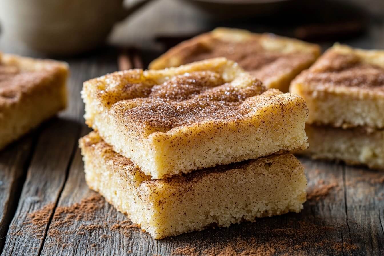 Snickerdoodle Bars Ready To Serve